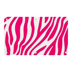 Pink Fucsia Zebra Vibes Animal Print Banner And Sign 5  X 3  by ConteMonfrey