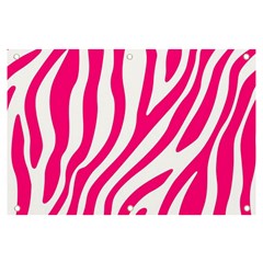 Pink Fucsia Zebra Vibes Animal Print Banner And Sign 6  X 4  by ConteMonfrey