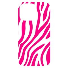 Pink Fucsia Zebra Vibes Animal Print Iphone 14 Pro Max Black Uv Print Case by ConteMonfrey