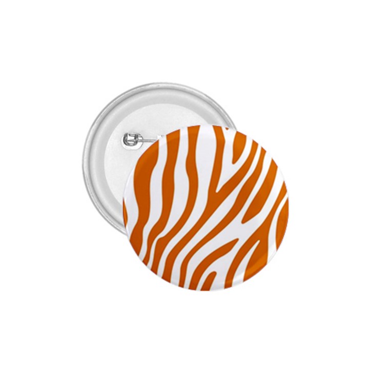 Orange Zebra Vibes Animal Print   1.75  Buttons