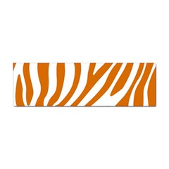 Orange Zebra Vibes Animal Print   Sticker Bumper (10 Pack) by ConteMonfrey