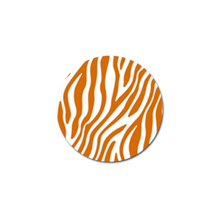 Orange Zebra Vibes Animal Print   Golf Ball Marker