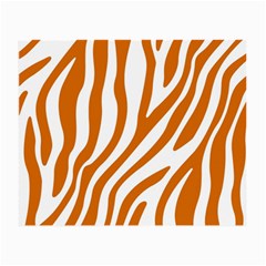 Orange Zebra Vibes Animal Print   Small Glasses Cloth by ConteMonfrey