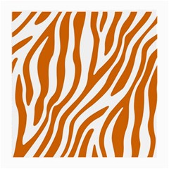 Orange Zebra Vibes Animal Print   Medium Glasses Cloth by ConteMonfrey