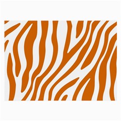 Orange Zebra Vibes Animal Print   Large Glasses Cloth by ConteMonfrey