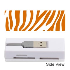 Orange Zebra Vibes Animal Print   Memory Card Reader (stick) by ConteMonfrey