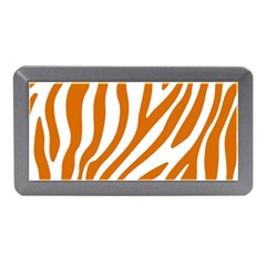 Orange Zebra Vibes Animal Print   Memory Card Reader (mini) by ConteMonfrey