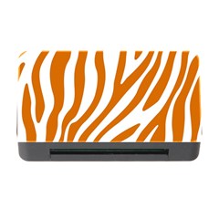 Orange Zebra Vibes Animal Print   Memory Card Reader With Cf by ConteMonfrey