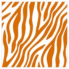 Orange Zebra Vibes Animal Print   Lightweight Scarf  by ConteMonfrey