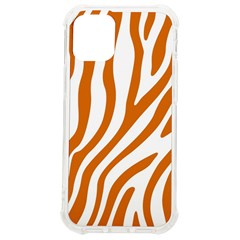 Orange Zebra Vibes Animal Print   Iphone 12 Mini Tpu Uv Print Case	 by ConteMonfrey