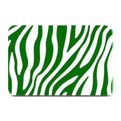 Dark Green Zebra Vibes Animal Print Plate Mats by ConteMonfrey