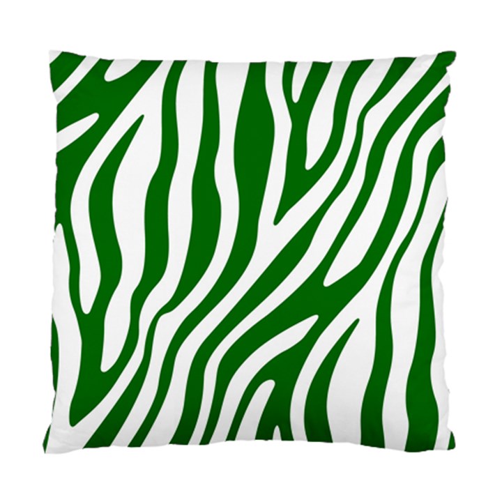 Dark green Zebra Vibes Animal Print Standard Cushion Case (One Side)