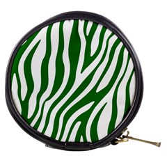 Dark Green Zebra Vibes Animal Print Mini Makeup Bag by ConteMonfrey