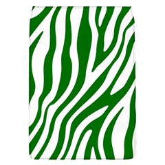 Dark Green Zebra Vibes Animal Print Removable Flap Cover (l) by ConteMonfrey