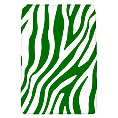 Dark Green Zebra Vibes Animal Print Removable Flap Cover (s) by ConteMonfrey