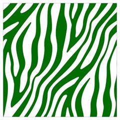 Dark Green Zebra Vibes Animal Print Lightweight Scarf  by ConteMonfrey