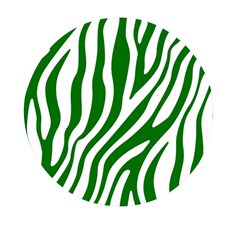 Dark Green Zebra Vibes Animal Print Mini Round Pill Box (pack Of 3) by ConteMonfrey