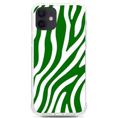 Dark Green Zebra Vibes Animal Print Iphone 12/12 Pro Tpu Uv Print Case by ConteMonfrey