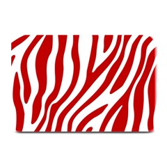 Red Zebra Vibes Animal Print  Plate Mats by ConteMonfrey