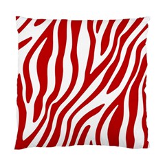 Red Zebra Vibes Animal Print  Standard Cushion Case (one Side) by ConteMonfrey