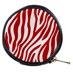 Red Zebra Vibes Animal Print  Mini Makeup Bag by ConteMonfrey