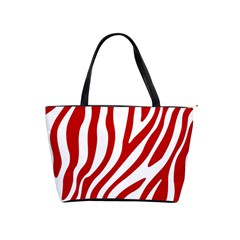 Red Zebra Vibes Animal Print  Classic Shoulder Handbag by ConteMonfrey