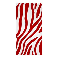 Red Zebra Vibes Animal Print  Shower Curtain 36  X 72  (stall)  by ConteMonfrey