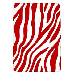 Red Zebra Vibes Animal Print  Removable Flap Cover (l) by ConteMonfrey