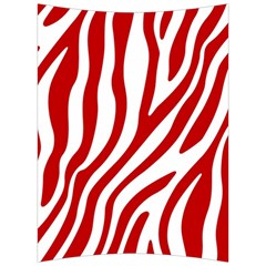 Red Zebra Vibes Animal Print  Back Support Cushion by ConteMonfrey