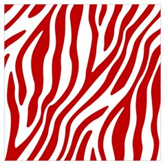 Red Zebra Vibes Animal Print  Lightweight Scarf  by ConteMonfrey