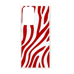 Red Zebra Vibes Animal Print  Samsung Galaxy Note 20 Ultra Tpu Uv Case by ConteMonfrey