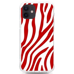 Red Zebra Vibes Animal Print  Iphone 12/12 Pro Tpu Uv Print Case by ConteMonfrey