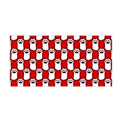 Red And White Cat Paws Yoga Headband by ConteMonfrey