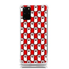 Red And White Cat Paws Samsung Galaxy S20plus 6 7 Inch Tpu Uv Case by ConteMonfrey