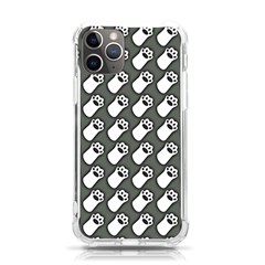 Grey And White Little Paws Iphone 11 Pro 5 8 Inch Tpu Uv Print Case by ConteMonfrey