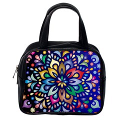 Leafs And Floral Classic Handbag (one Side) by BellaVistaTshirt02