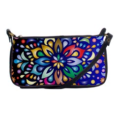 Leafs And Floral Shoulder Clutch Bag by BellaVistaTshirt02