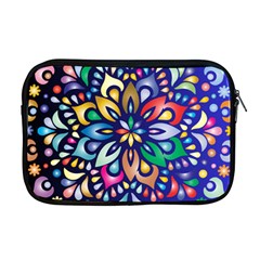 Leafs And Floral Apple Macbook Pro 17  Zipper Case by BellaVistaTshirt02