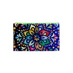 Leafs and Floral Cosmetic Bag (XS) Front