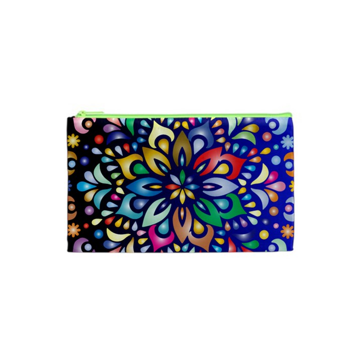 Leafs and Floral Cosmetic Bag (XS)