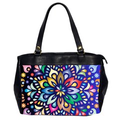 Leafs And Floral Oversize Office Handbag (2 Sides) by BellaVistaTshirt02