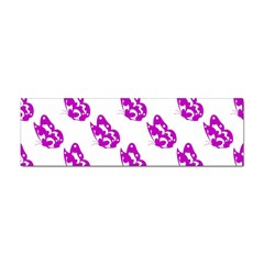 Purple Butterflies On Their Own Way  Sticker (bumper) by ConteMonfrey