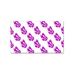 Purple Butterflies On Their Own Way  Sticker Rectangular (10 Pack) by ConteMonfrey