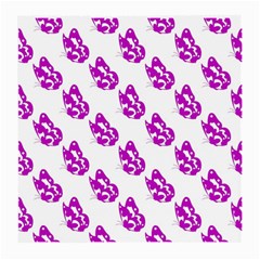 Purple Butterflies On Their Own Way  Medium Glasses Cloth by ConteMonfrey