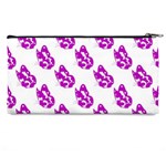 Purple Butterflies On Their Own Way  Pencil Case Back