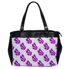 Purple Butterflies On Their Own Way  Oversize Office Handbag by ConteMonfrey