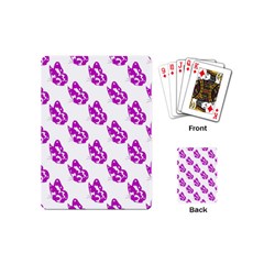 Purple Butterflies On Their Own Way  Playing Cards Single Design (mini) by ConteMonfrey