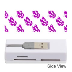 Purple Butterflies On Their Own Way  Memory Card Reader (stick) by ConteMonfrey