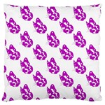 Purple Butterflies On Their Own Way  Large Cushion Case (One Side) Front