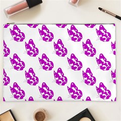 Purple Butterflies On Their Own Way  Cosmetic Bag (xxl) by ConteMonfrey